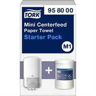 Dispenser Tork M1 Centerfeed Startpakke incl 1 mini rl 