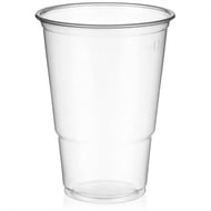 Fadøls plastglas 0,4 ltr 16x50stk