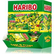 Tudser og spejlæg Haribo 90 stk 2 kr´s mini poser