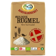 Rugmel økologisk 10x1 kg.