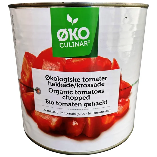 Hakkede Tomater Øko Konserves 2,5 kg