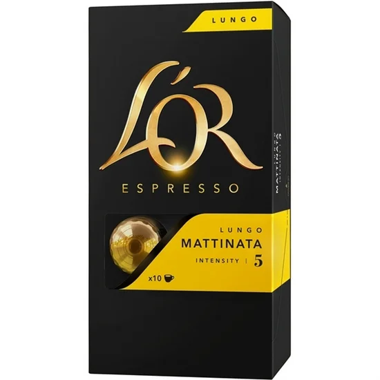 Lór Kaffekapsler Lungo Mattinata 10x10 stk