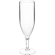 Champagneglas 17 cl i Stærkt Poly 1 stk