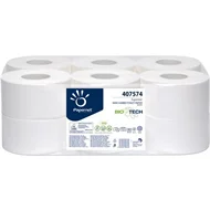 Toiletpapir Jumbo Mini Biotech 2-lags 12 ruller