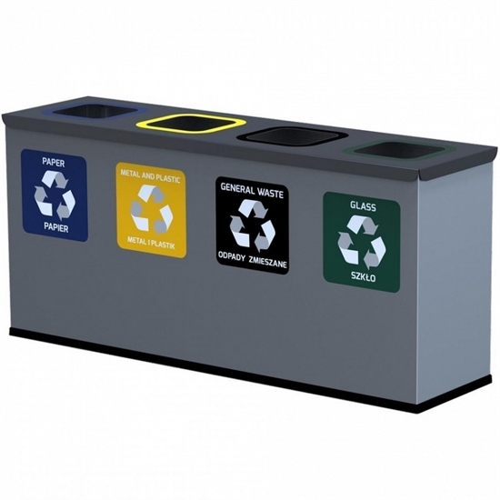 Affaldssortering Eco Station Mini 4 spande