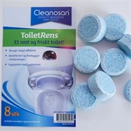 Afkalkningstabs Toilet Rens Cleanosan 8 stk