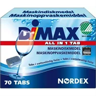 Opvasketabs Dimax Svanemærkede 70 stk