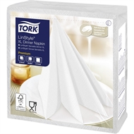 Servietter Tork LinStyle som stof 48x48cm Hvid 25 stk