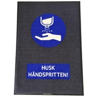 Smudsmåtte 90x150cm Husk Håndspritten
